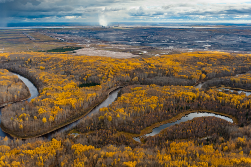 nubbsgalore:covering an area the size of england, the tar sands are the second largest oil