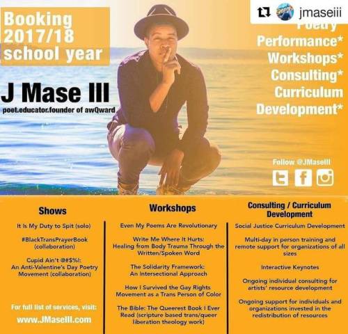 #Repost @jmaseiii (@get_repost)・・・Bring me out to where you are #BlackTransBoiJoy #PerformancePoet 