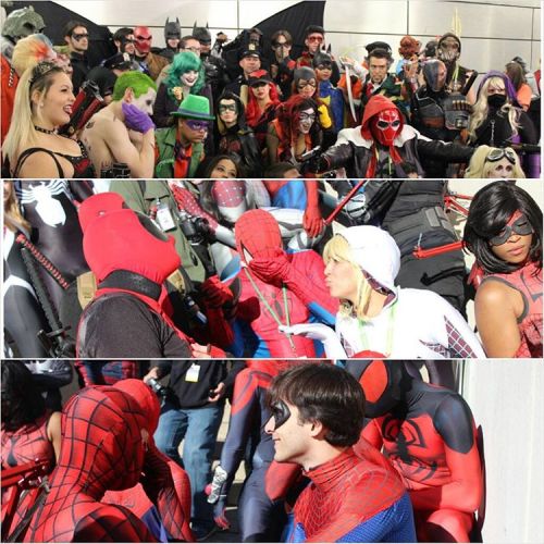 Little preview of my shots today #nycc #newyorkcomiccon #nycc2015 #cosplay #spiderman #batman #arkham #marvel #dccomics