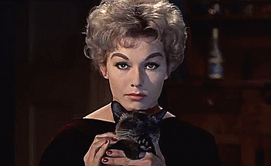 Kim Novak And Pyewacket In The Columbia Pictures/Richard Quine Supernatural Comedy-drama Bell, Book And