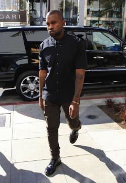 lahiiipower:  Kanye West x Saint Laurent Lace-Up Boots. 