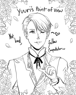 mikai-art: How Yuuri saw Viktor in this comic