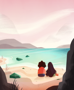 mintyburps:A lot of relationships are important in Steven Universe but STEVEN AND CONNIE!!! (Also I was really itching to draw some fanfarts but would like to avoid the big spoiler ones hngrk)