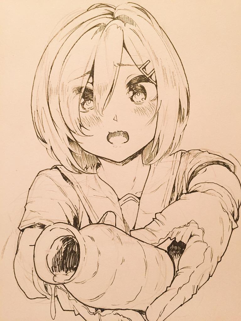 yatsuhashi:  お酌する浜風 http://t.co/UizQ3K7Phu Source:http://twitter.com/akaakaasahito/status/613307086240223232