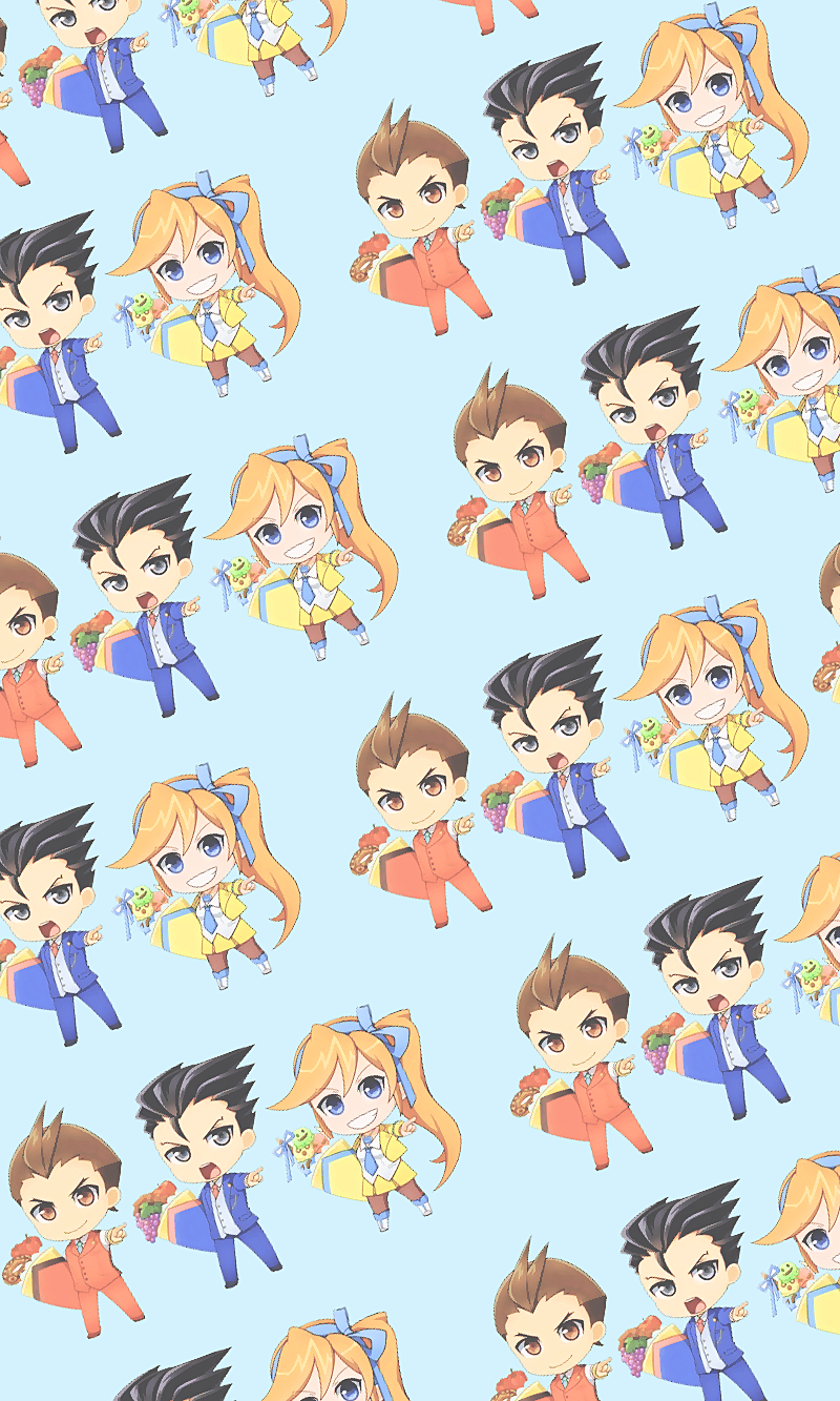 nanahoshis:  Ace Attorney Mobile Wallpapers* 800 x 1333 pixels*Click the image to