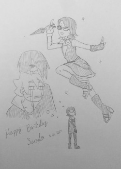 synthiachen1995:  Happy Birthday, Sarada + what I thought while watching the GIF of the final episode XDTo be honest, what’s wrong of  your clothing…I am still thinking whether I should keep the old clothing of Sarada’s.