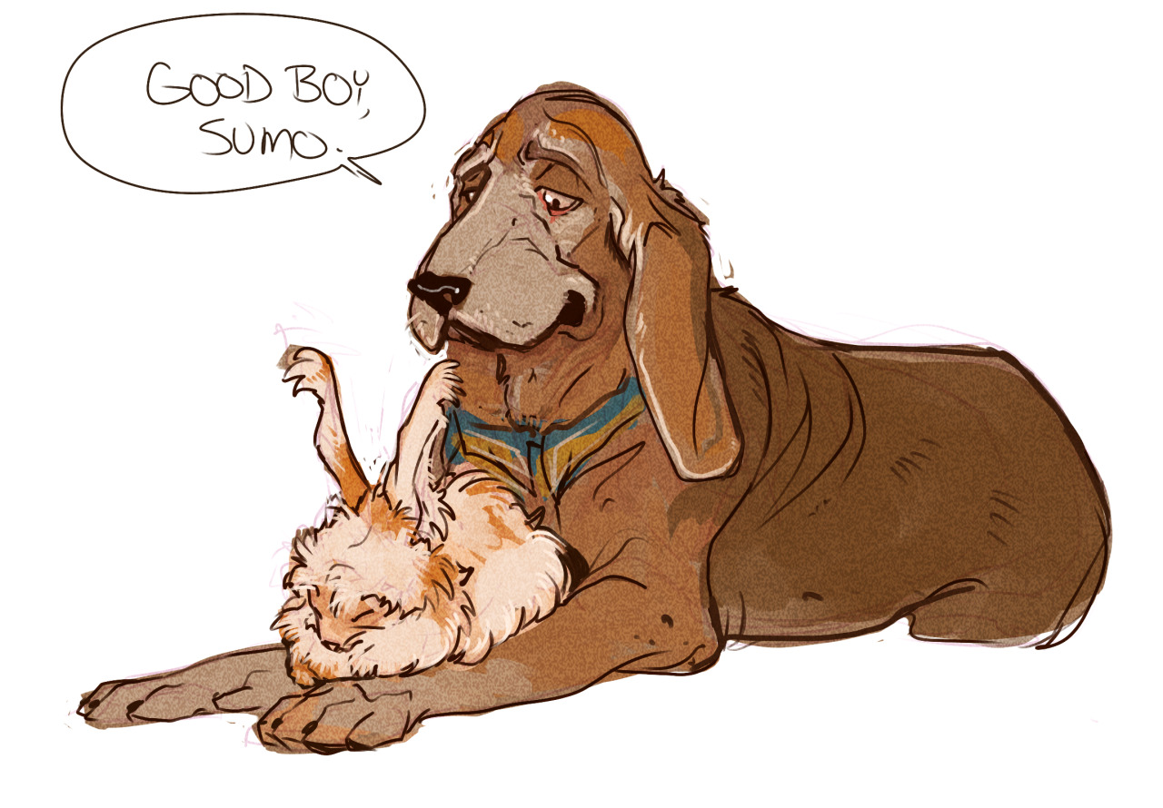 Laurcanthrope — Could you draw doggo Hank with Connor? That one