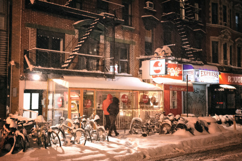 laurenisartsytartsy: New York City - Snowstorm I will see it someday