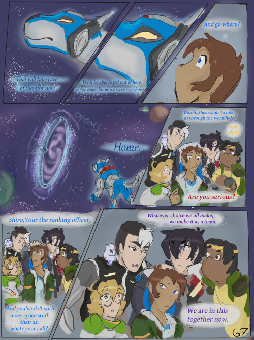 Lance is thankful that this isn’t a simulator, cause he always crashes those~PG 66&67 YAAY~!