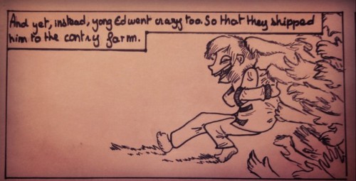 An Old Comic Based On A Poem Of Lovecraft, From Fungi De Yuggoth.