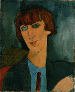 amare-habeo:    Amedeo Modigliani (Italian, 1884-1920) Renée, 1917 Oil on canvas, 67 x 49 cm Pola Museum of Art, Kanagawa, Japan 