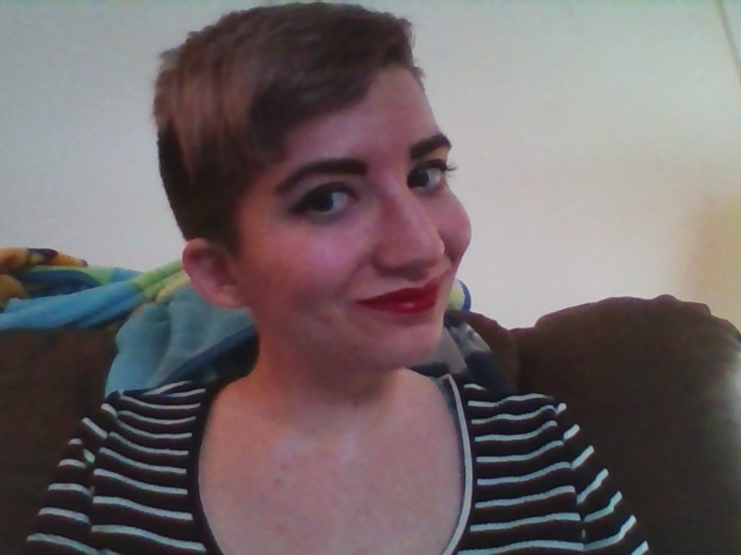 my new hair color never photographs well anyway I look cute and mrs. mia wallace