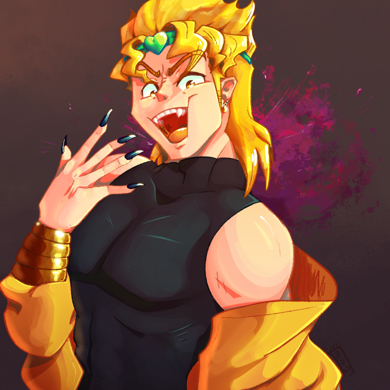 Jojo'S Bizarre Adventure - Dio Brando - 80s Retro