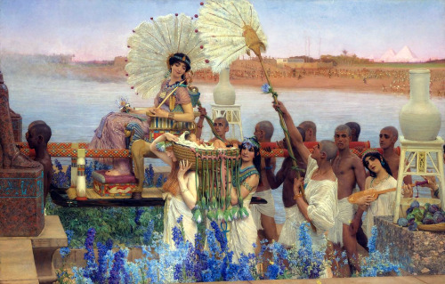 brudesworld: The Finding of Moses by Lawrence Alma Tadema, 1904