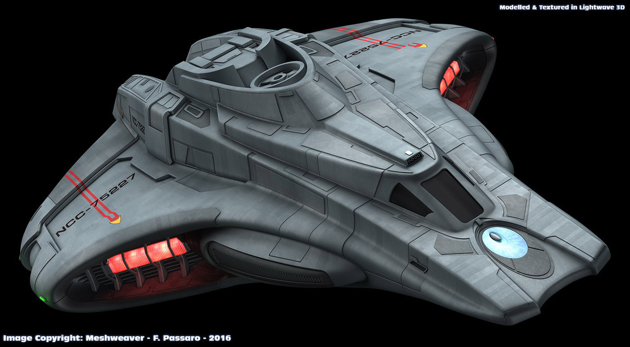 Starfleet ships — Federation scout ship coming to Eaglemoss