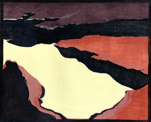 beyond-the-canvas:    Barbara Morgan, Mono Lake, 1934.