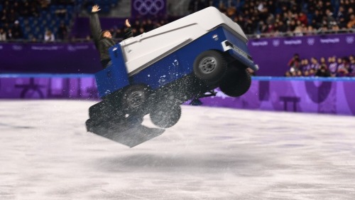 This Is Why We Watch: A Zamboni Just Performed The First Ever Quadruple Axel In Olympics History