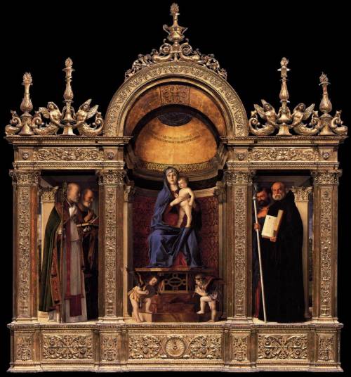 Porn artmastered:  Giovanni Bellini, Frari triptych, photos