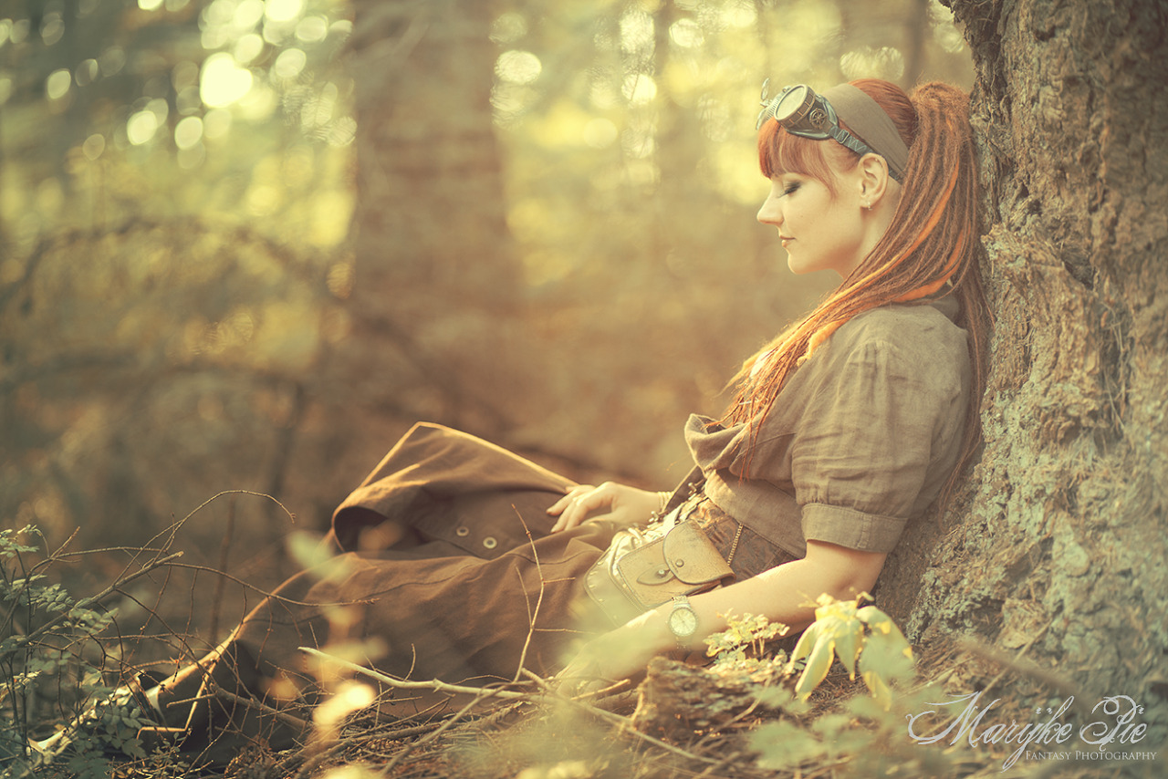 arsenicinshell:  Sleeping Steampunker by ~Hills-of-myst