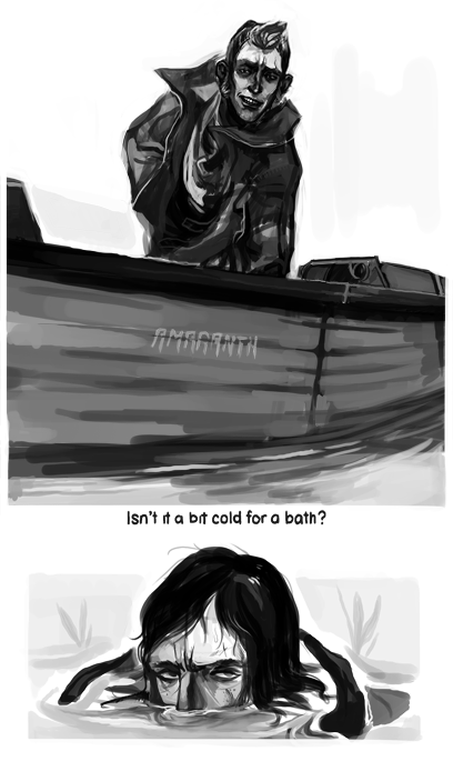 alearius:Dedicated to everyone who has overestimated the blinking distance to Samuel’s boat.