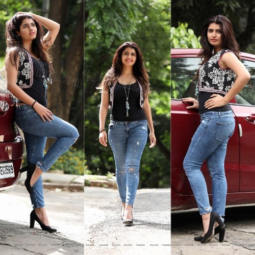 Beautiful and Gorgeous  Ashima Narwal Slaying in Black Tee and Tight Denim #1123#54007 Followers&hel