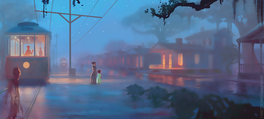 fancysomedisneymagic:  The Princess and the Frog- Concept Art 