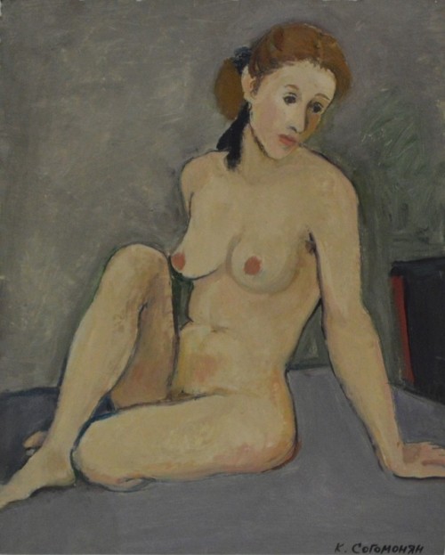 youcannottakeitwithyou:Kerop Sogomonyan (Armenian/Russian, *1951), Nude model, 2003