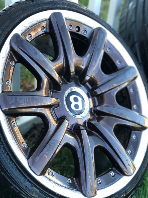XXX bmorel3git:Selling the Bentley wheels tomorrow photo