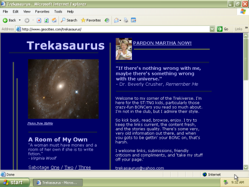 original url http://www.geocities.com/trekasaurus/ last modified 2005-03-22 21:10:47