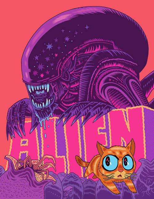 xombiedirge:  Alien Visions art by Bruce Yan, Ken Christiansen,   Jim Mahfood, Whilce Portacio, Ray Fawkes, Dan Hipp, John Giang, Sean Dove, Katie Cook, Pikomaro.   Part of the Alien Visions art book to be published by UDON later in 2016. 
