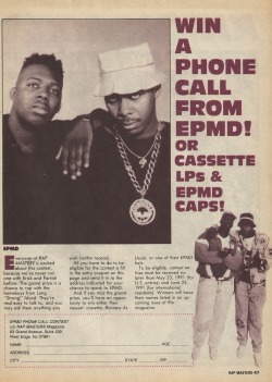 &ldquo;Win a Phone Call from EPMD!&quot; 