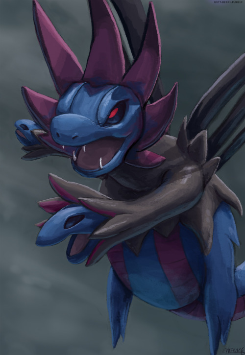 butt-berry:Quick Hydreigon by request