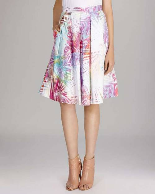 KAREN MILLEN Skirt - Palm Print CollectionSee what’s on sale from Bloomingdale’s on Want