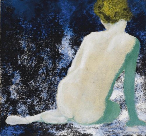 huariqueje: Ignuda   -    Augusto Giacometti ,  1915 Swiis, 1877-1947 Pastel on 