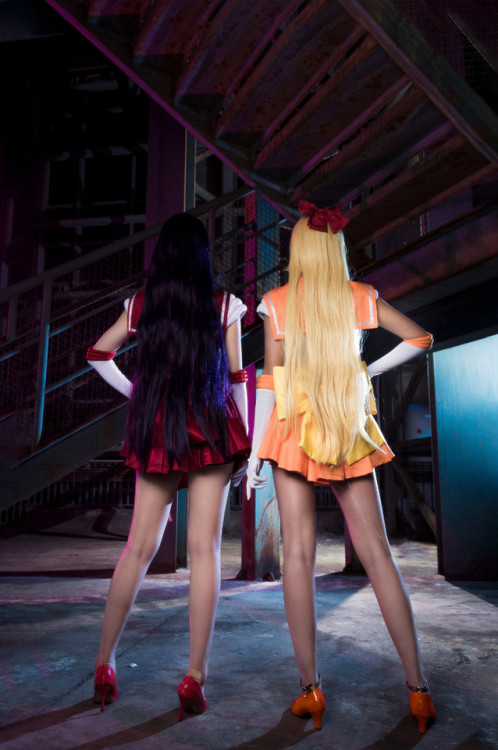 misshotaru:Sailor Mars;漓寒Sailor Venus: 一只森森子ovo