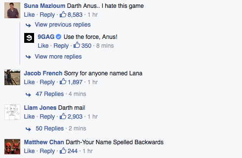BRB LAUGHING ALL THE WAY TO A GALAXY FAR FAR AWAY