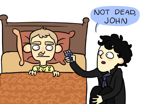 camccaff: Super spoiler alert! How Sherlock (accidentally) reveals himself to John in Season 3!