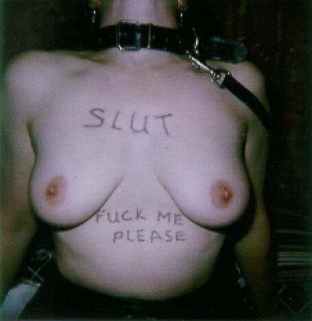 &ldquo;SLUT. Fuck Me Please.&rdquo;