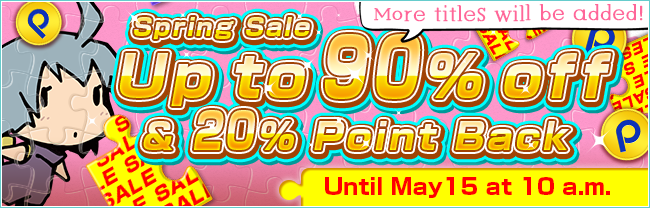 [★Spring Sale Up to 90% off &amp; 20% Point Back★] More titles will be added!Until