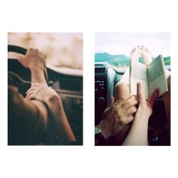 myclassywife:  Every touch counts. ~ The Wife ~  Road trips.