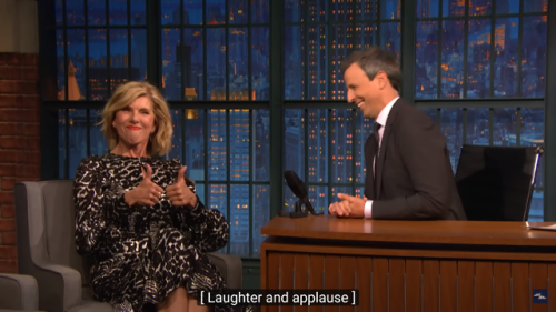 thexfilesbabe: cher greeted christine baranski in the exact way she deserves