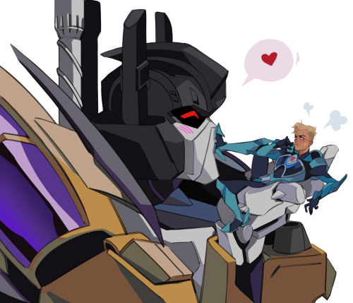 It’s a really old sketch. Bruticus holding Blurr to give him a Bruti-kiss!My idea of combiners in hu