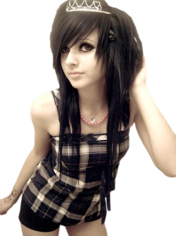 notfrenchfries:  transparent emo girl 