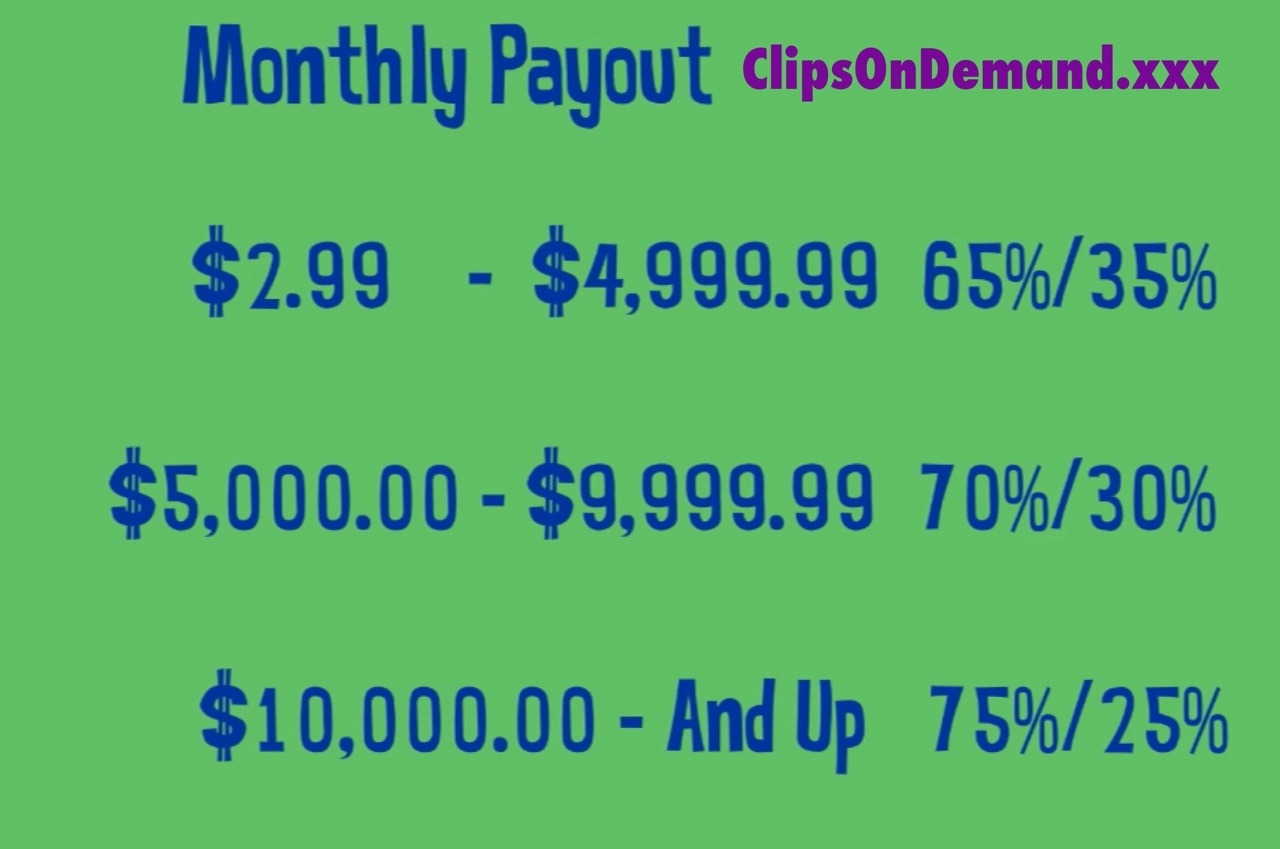 New payout formula just went live! Earn more for your Clips @ClipsOnDemand See details