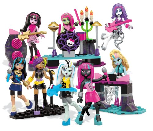 The Mega Bloks Glam Ghoul Band Building Kit is now also available for (pre)-order on Amazon for $19.