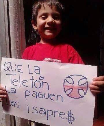 humorhistorico:  El pueblo paga la Teleton y las empresas evaden impuestos con sus “Migajas” a los desvalidos.