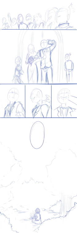 1º sketch progressNARUTO: the last - the wedding