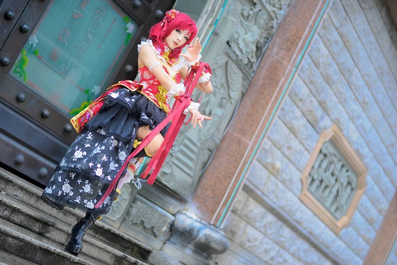 kuudererules:    Aza Miyuko Cosplay as Maki Nishikino &quot;Qipao version&quot;