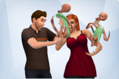 simsgonewrong:  I think even my Sims are surprised with the aliens they birthed