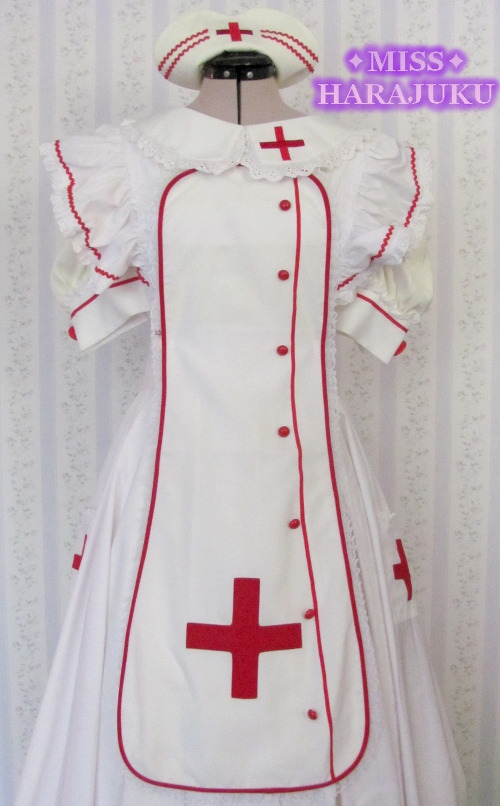 happyun-birthday:  miss-harajuku:  Milky Ange ✩ Nurse Maid Halfrida Set Looking